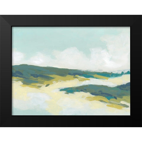 Hillside Swath I Black Modern Wood Framed Art Print by Vess, June Erica
