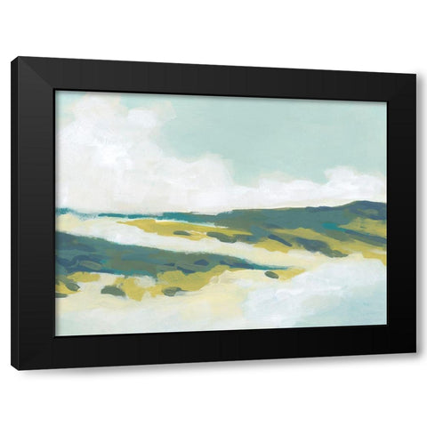 Hillside Swath II Black Modern Wood Framed Art Print by Vess, June Erica