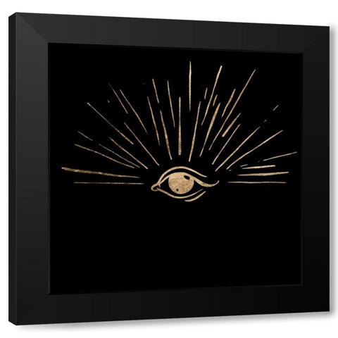 Third Eye I Black Modern Wood Framed Art Print by Green, Jacob