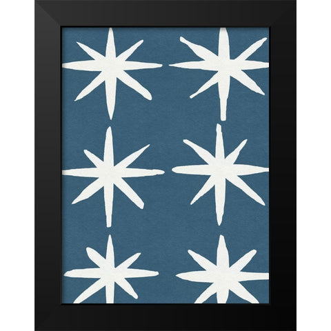 Shibori Pattern IV Black Modern Wood Framed Art Print by Green, Jacob