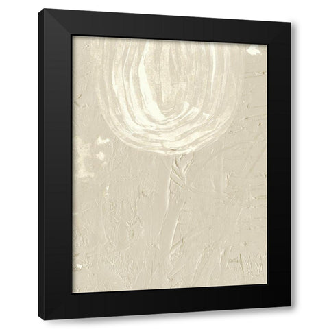 Sandy Arcs IV Black Modern Wood Framed Art Print with Double Matting by Wang, Melissa