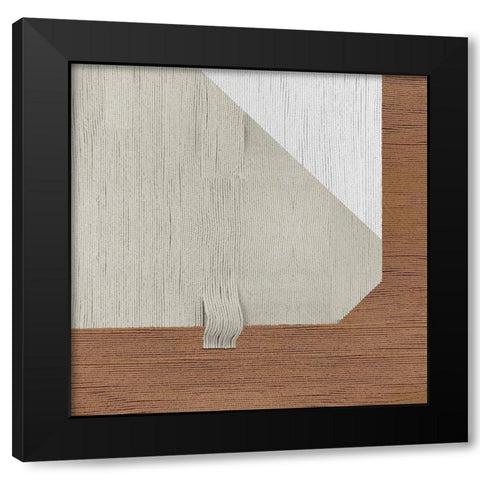 Knitting Pattern I Black Modern Wood Framed Art Print with Double Matting by Wang, Melissa