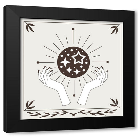 Seeing III Black Modern Wood Framed Art Print by Wang, Melissa