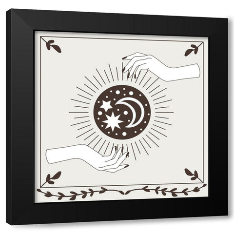 Seeing IV Black Modern Wood Framed Art Print with Double Matting by Wang, Melissa