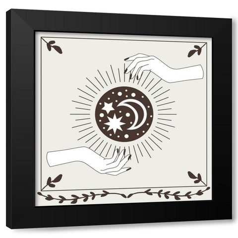 Seeing IV Black Modern Wood Framed Art Print by Wang, Melissa