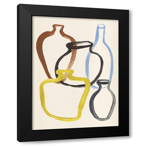 Le Vase IV Black Modern Wood Framed Art Print with Double Matting by Warren, Annie