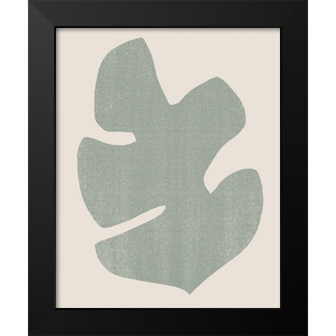 Palm Morph I Black Modern Wood Framed Art Print by Vess, June Erica