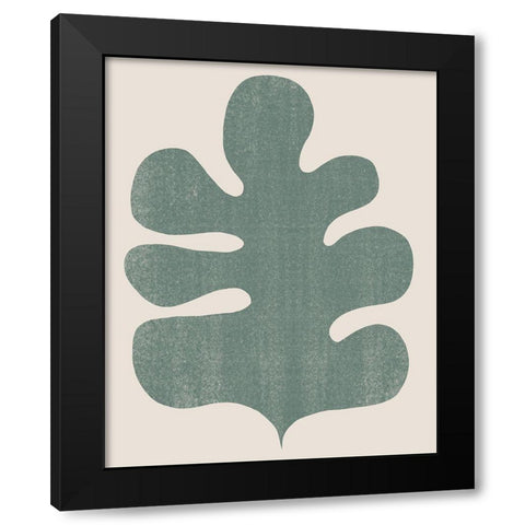 Palm Morph II Black Modern Wood Framed Art Print by Vess, June Erica