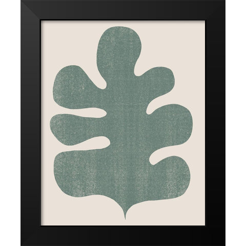 Palm Morph II Black Modern Wood Framed Art Print by Vess, June Erica