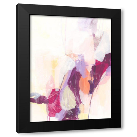 Polar Magenta I Black Modern Wood Framed Art Print with Double Matting by Vess, June Erica