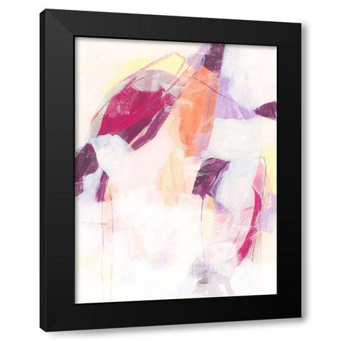 Polar Magenta IV Black Modern Wood Framed Art Print with Double Matting by Vess, June Erica