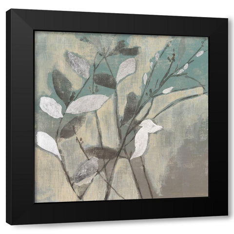 Silver And Spa II Black Modern Wood Framed Art Print with Double Matting by Goldberger, Jennifer