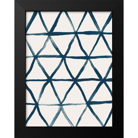 Monochrome Signals VII Black Modern Wood Framed Art Print by Vess, June Erica