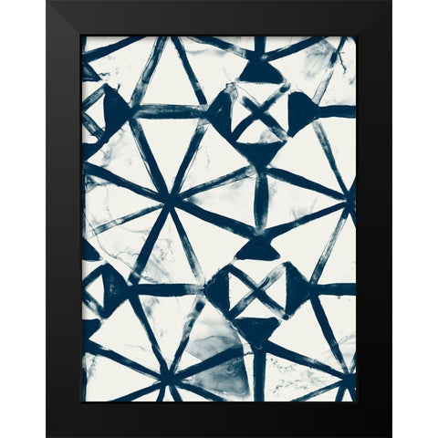 Monochrome Signals VIII Black Modern Wood Framed Art Print by Vess, June Erica