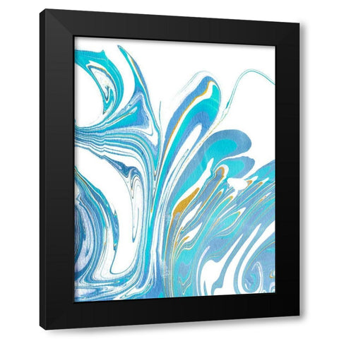 Galaxie I Black Modern Wood Framed Art Print by Longley, Alicia
