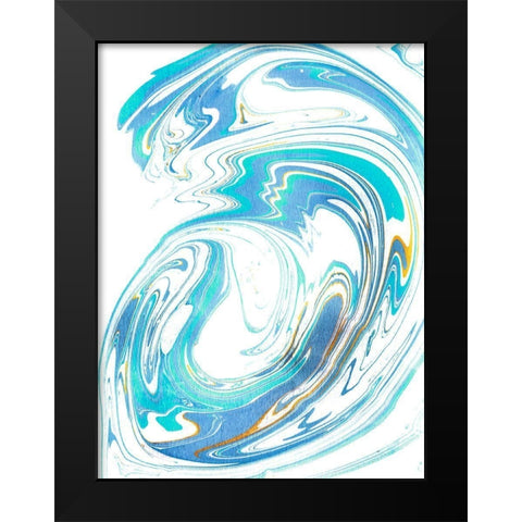 Galaxie II Black Modern Wood Framed Art Print by Longley, Alicia