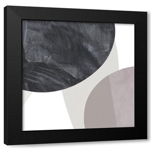 Curves and Straights I Black Modern Wood Framed Art Print with Double Matting by Green, Jacob