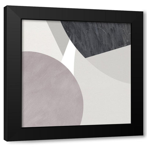 Curves and Straights II Black Modern Wood Framed Art Print by Green, Jacob