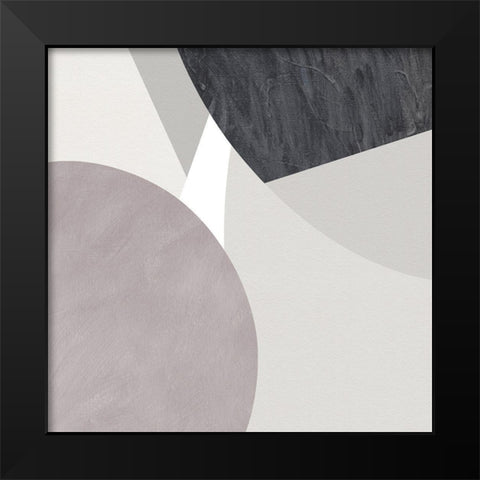 Curves and Straights II Black Modern Wood Framed Art Print by Green, Jacob