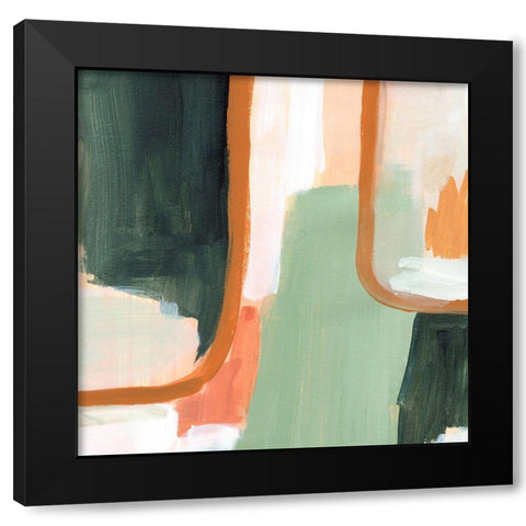 Patina Arc II Black Modern Wood Framed Art Print by Warren, Annie