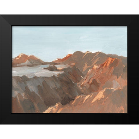 Western Plateau II Black Modern Wood Framed Art Print by Harper, Ethan