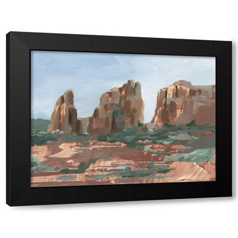 Western Rock Formation II Black Modern Wood Framed Art Print with Double Matting by Harper, Ethan