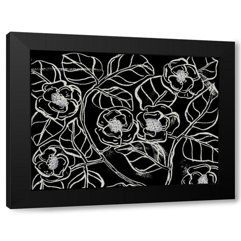 Anyplace I Black Modern Wood Framed Art Print by Wang, Melissa