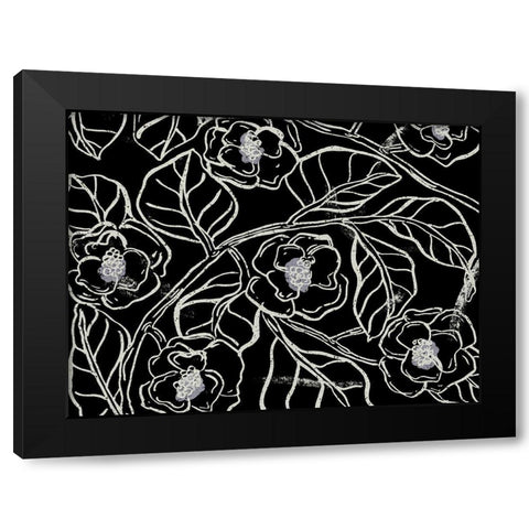 Anyplace II Black Modern Wood Framed Art Print by Wang, Melissa
