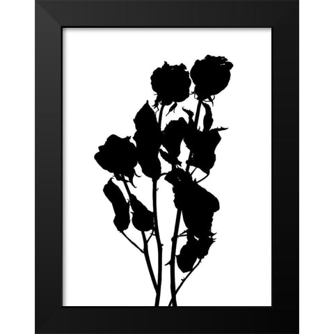 Pressed Memory I Black Modern Wood Framed Art Print by Green, Jacob