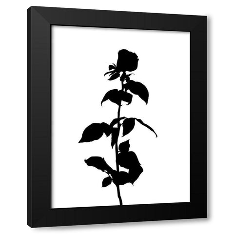 Pressed Memory II Black Modern Wood Framed Art Print with Double Matting by Green, Jacob