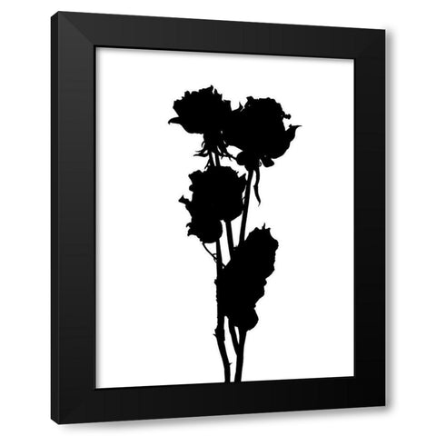 Pressed Memory III Black Modern Wood Framed Art Print with Double Matting by Green, Jacob