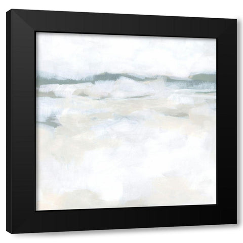 Winter Steppes I Black Modern Wood Framed Art Print with Double Matting by Vess, June Erica