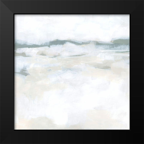 Winter Steppes I Black Modern Wood Framed Art Print by Vess, June Erica