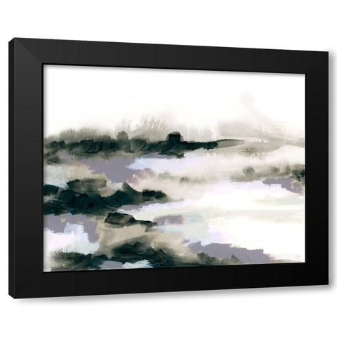 Shadow Inlet I Black Modern Wood Framed Art Print with Double Matting by Vess, June Erica