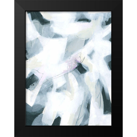 Marble Strike II Black Modern Wood Framed Art Print by Vess, June Erica
