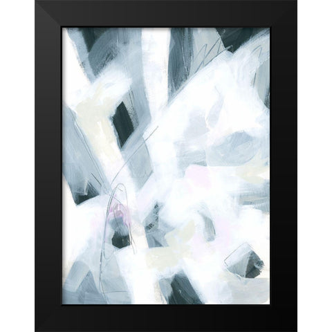 Marble Strike III Black Modern Wood Framed Art Print by Vess, June Erica