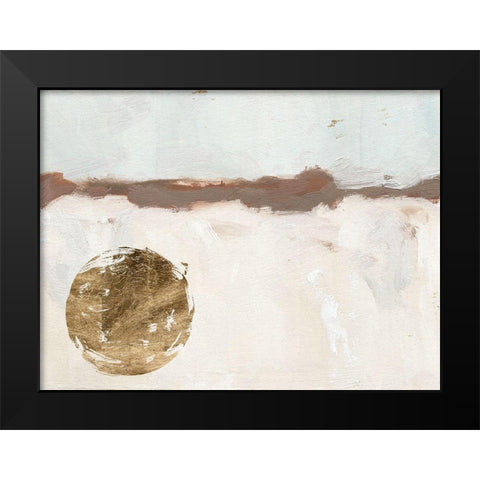 Winter Medallion I Black Modern Wood Framed Art Print by Green, Jacob