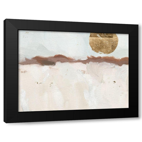 Winter Medallion II Black Modern Wood Framed Art Print with Double Matting by Green, Jacob