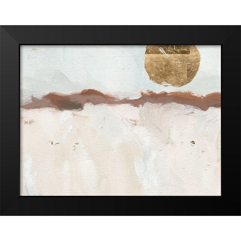 Winter Medallion II Black Modern Wood Framed Art Print by Green, Jacob