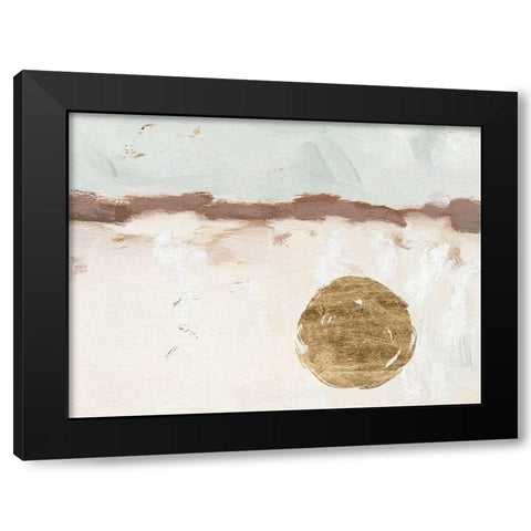 Winter Medallion III Black Modern Wood Framed Art Print by Green, Jacob
