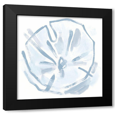 Simple Shell Study I Black Modern Wood Framed Art Print by Vess, June Erica