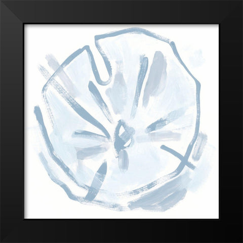 Simple Shell Study I Black Modern Wood Framed Art Print by Vess, June Erica