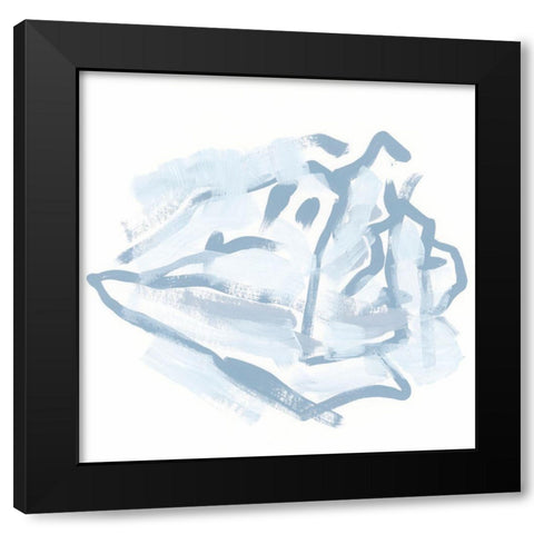 Simple Shell Study IV Black Modern Wood Framed Art Print with Double Matting by Vess, June Erica