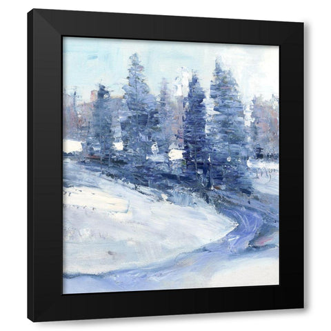 Crisp Morning II Black Modern Wood Framed Art Print with Double Matting by OToole, Tim