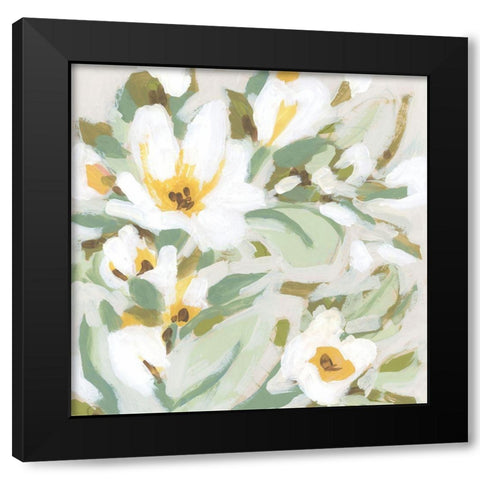 Sunshine Blooms III Black Modern Wood Framed Art Print by Vess, June Erica