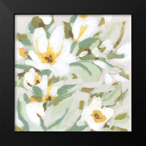 Sunshine Blooms III Black Modern Wood Framed Art Print by Vess, June Erica