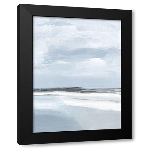 Cirrus Cloud Beach II Black Modern Wood Framed Art Print with Double Matting by Warren, Annie