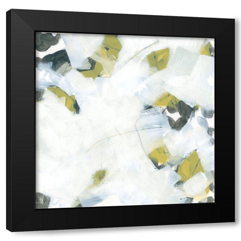 Citron Mix II Black Modern Wood Framed Art Print by Vess, June Erica