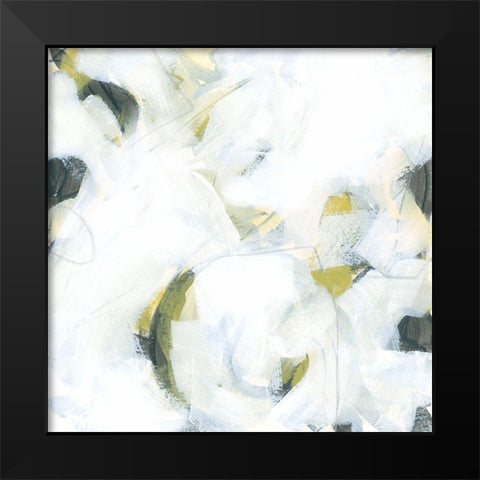 Citron Mix IV Black Modern Wood Framed Art Print by Vess, June Erica