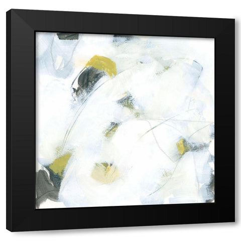 Citron Mix VI Black Modern Wood Framed Art Print with Double Matting by Vess, June Erica